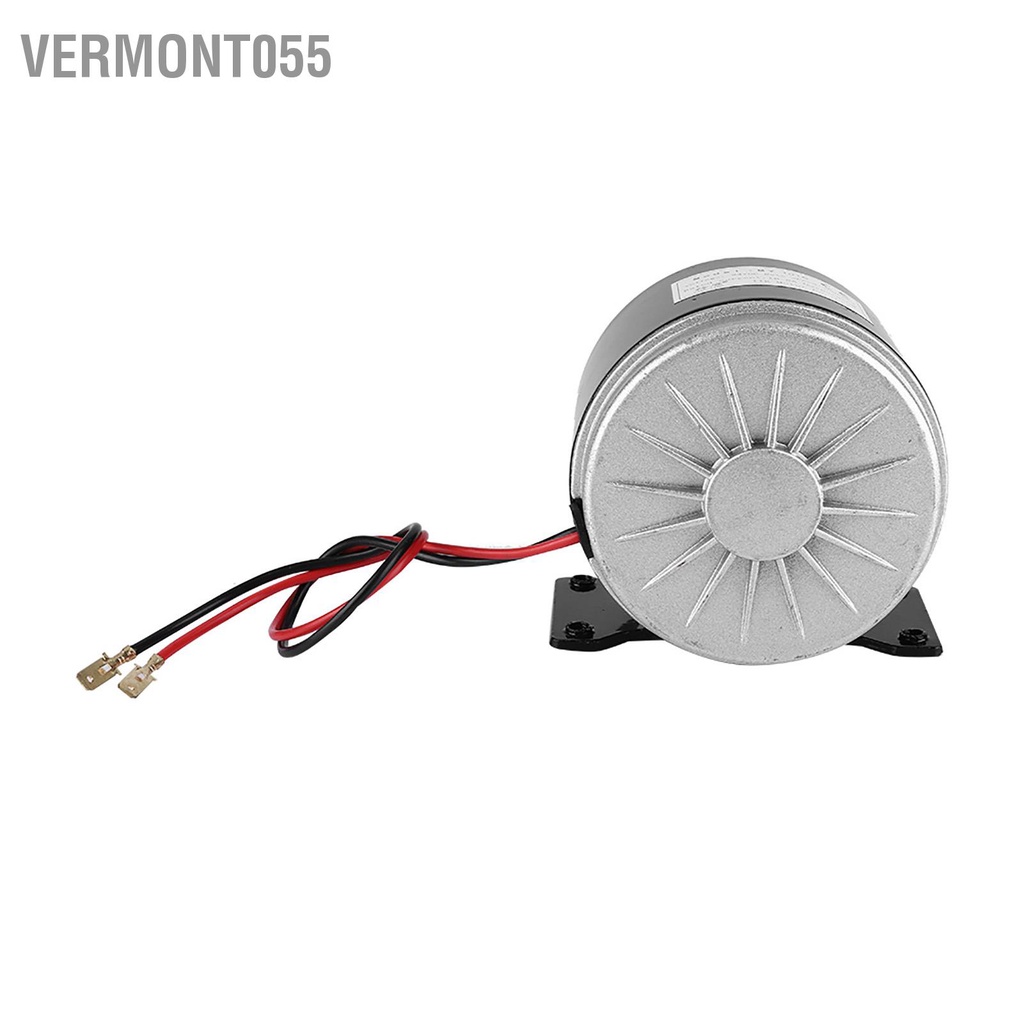 Có thể bán buôn Động cơ chải kim loại chuyên nghiệp bền 24V 350W cho xe điện lướt sóng nhỏ Vermont055 Hàng giao ngay