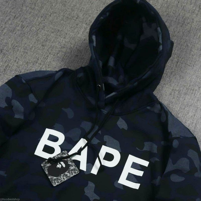 Áo Hoodie Bape In Họa Tiết Rằn Ri Chất Lượng Cao