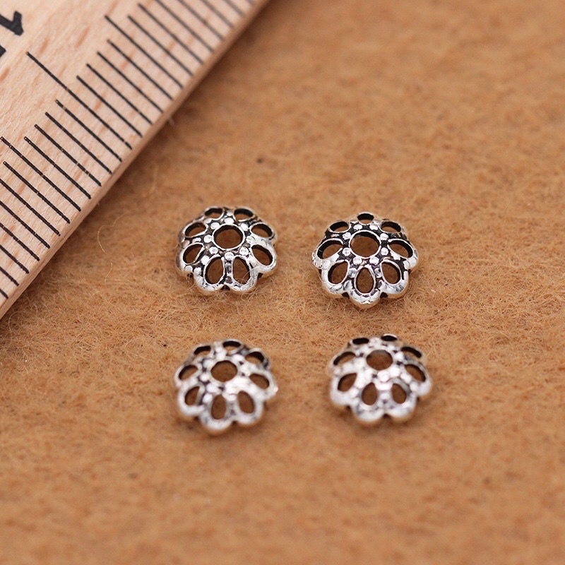 🔥🔥 Charm ốp hoa bạc, ốp đá, bọc hạt đá - Hàng bạc loại 1 siêu đẹp PH531