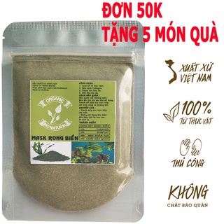 Bột Đắp Mặt Nạ Thiên Nhiên Bột Rong Biển Nguyên Chất (Handmade)
