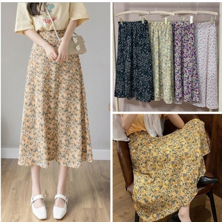Chân váy hoa nhí, chân váy vintage ♥️ Chân váy ulzzang phong cách Hàn Quốc, dễ thương - NhimShop CV18