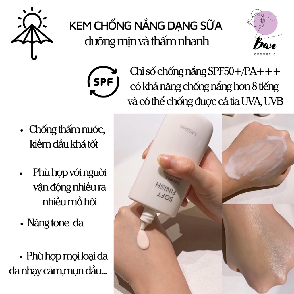 Sữa Chống Nắng Missha All-Around Safe Block Sun Milk 70ml | BigBuy360 - bigbuy360.vn