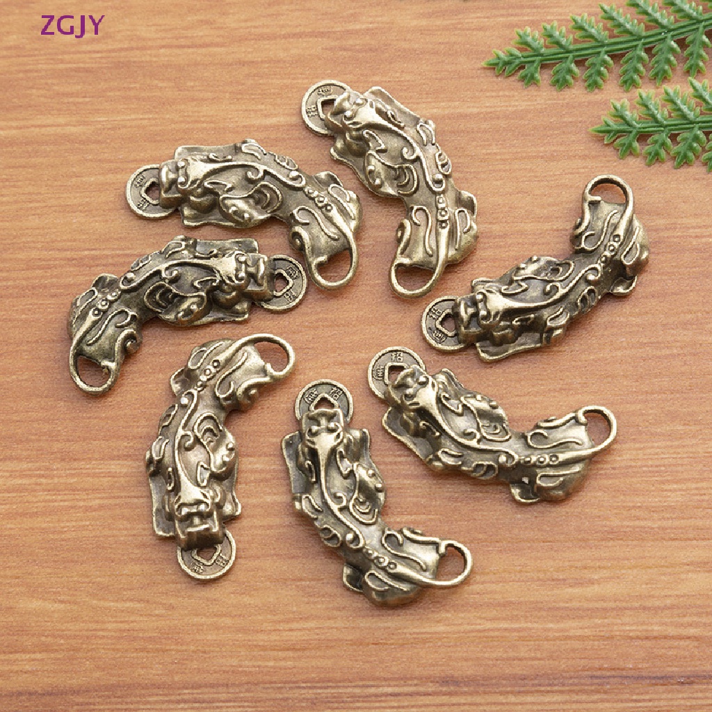 Móc Khóa May Mắn Bằng Đồng Thau Kiểu Dáng Sang Trọng Mới