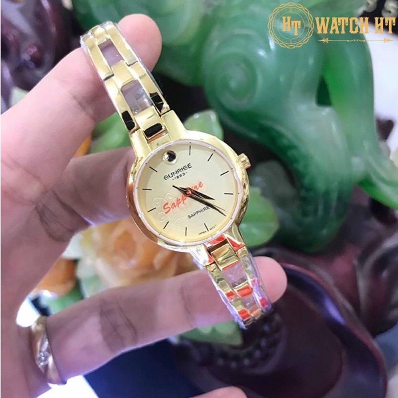 Đồng hồ nữ SUNRISE 9927SA full hộp chính hãng, kính Sapphire chống xước, chống nước
