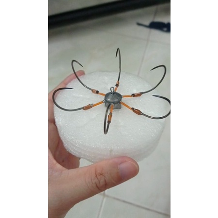 Lưỡi câu lục chì đúc size to 14,16