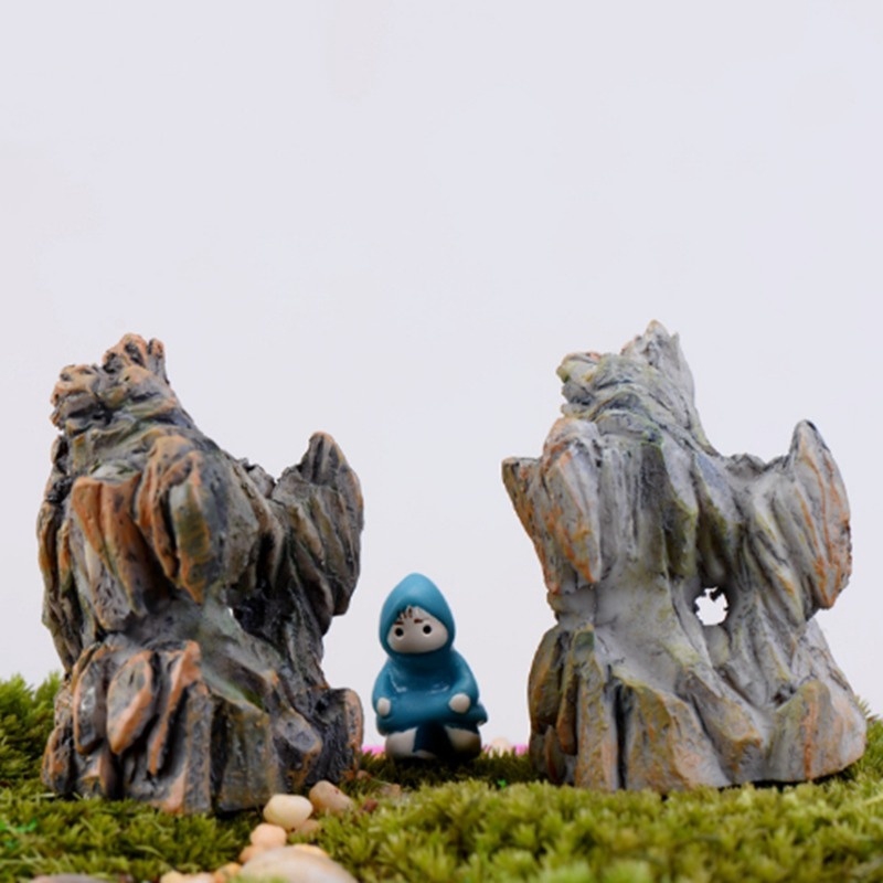 1 Đồ trang trí Hòn Non Bộ Đá Tự Nhiên Dùng Trang Trí Khu Vườn