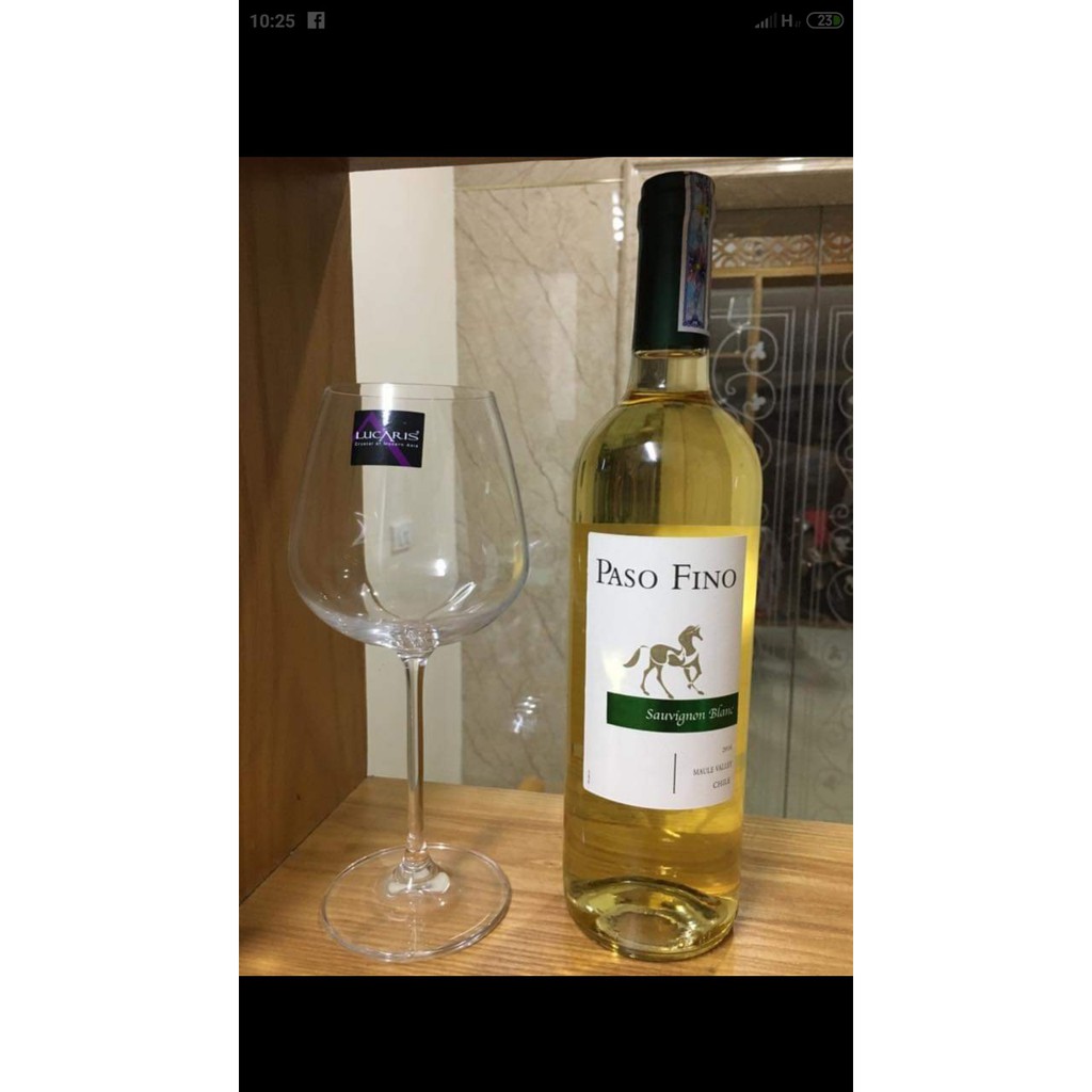[CHÍNH HÃNG] Bộ 6 Ly Pha Lê Lucaris Rich White S10rw17 (485 ML)