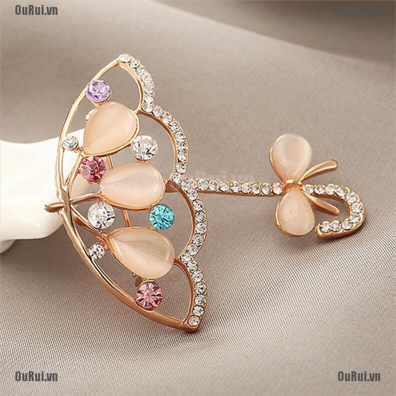 Ghim Cài Áo Hình Cây Dù Phong Cách Hàn Quốc Cho Nữ