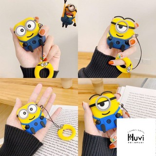 Case airpod 1 2 Minion đựng tai nghe không dây i11 i12 i18 i100 ...