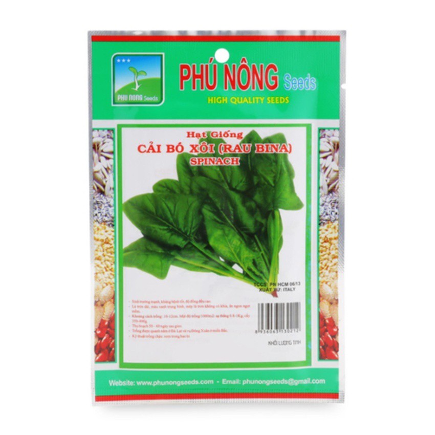 Hạt giống cải bó xôi Phu Nong seeds - 20g