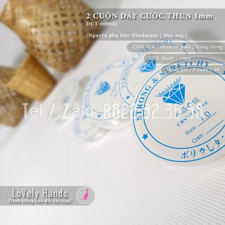2 Cuộn dây cước thun 1mm
