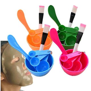 BỘ CHÉN TRỘN ĐẮP MẶT NẠ HÀN QUỐC 4 MÓN CAO CẤP