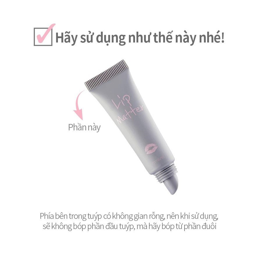 Gel khoá màu son môi rom&amp;nd LIP MATTER 8g