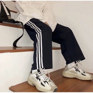 Quần jogger nam nữ 3 sọc form ống rộng để suông hoặc rút dây bo gấu vải mịn mềm mát quần joker, joger