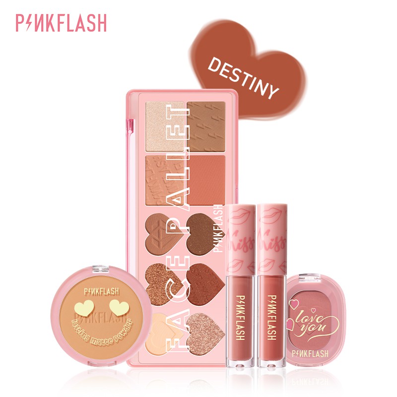 Bộ 5 Mỹ Phẩm Trang Điểm PINKFLASH Màu Lì Hợp Thời Trang Cho Nữ 200g | BigBuy360 - bigbuy360.vn