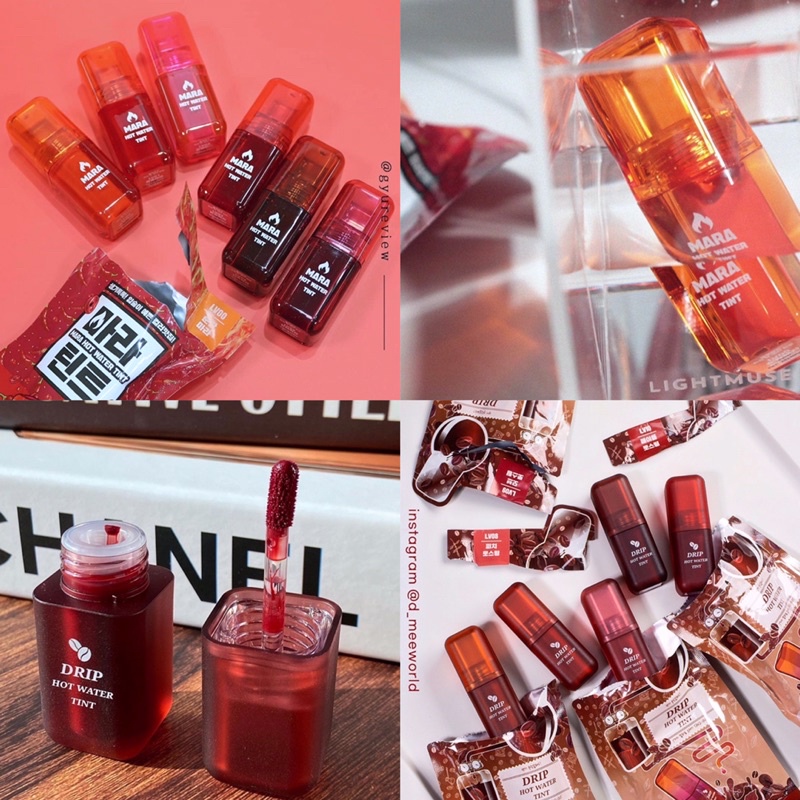 Son tint siêu lì, lâu trôi Black Rouge Mara / Drip Hot Water Tint