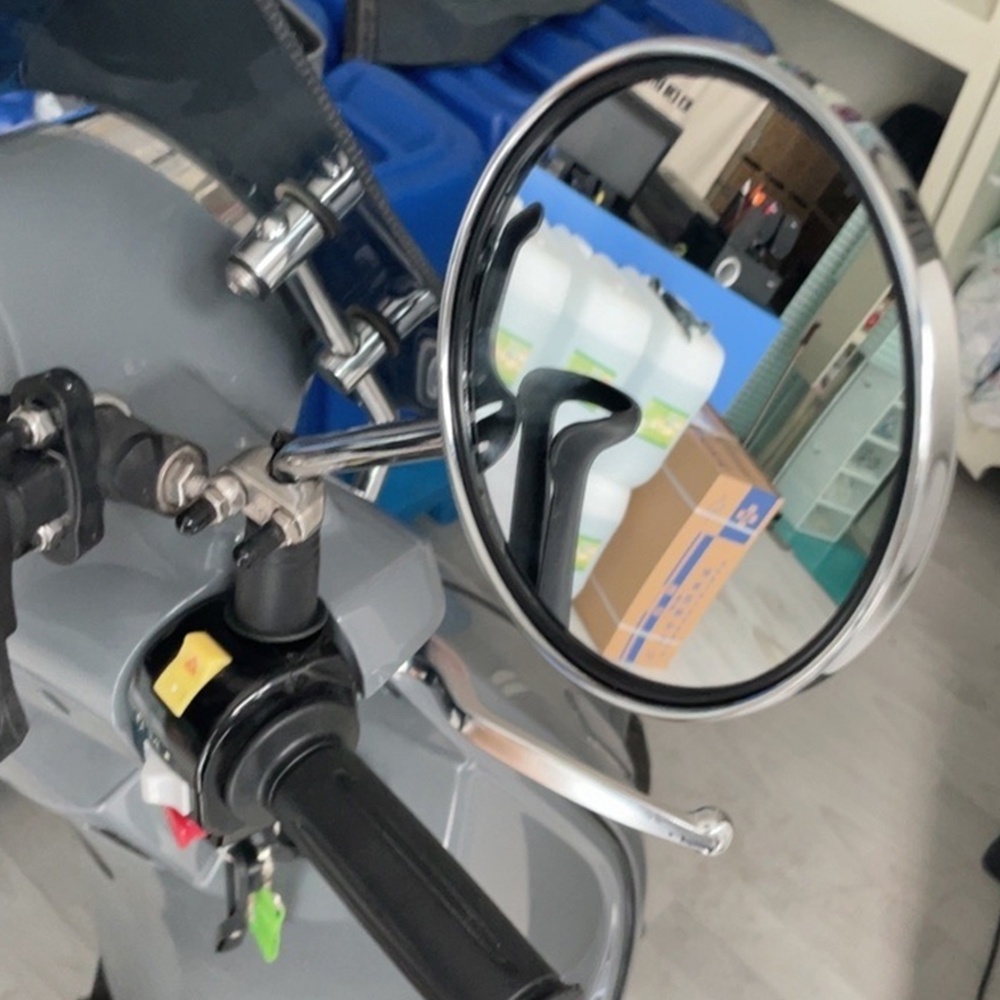 Gương Chiếu Hậu Thân Ngắn Bằng Chrome Cho Xe Máy Vespa Sprint Primavera 150 GTS300