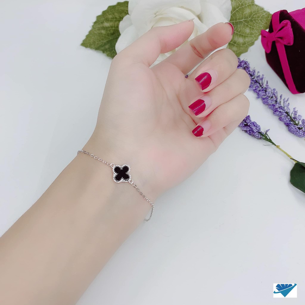 LẮC TAY 4 LÁ BẠC TA- LẮC TAY BẠC ĐẸP CHO NỮ