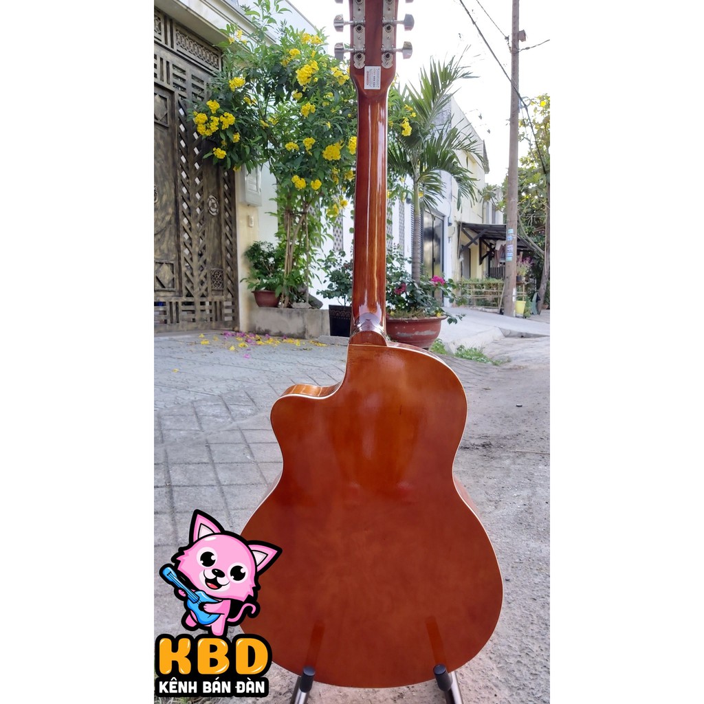 Đàn guitar acoustic KBD629 mặt gỗ thông - đàn chuyên tập chơi [ CÓ TẶNG KÈM PHỤ KIỆN ]