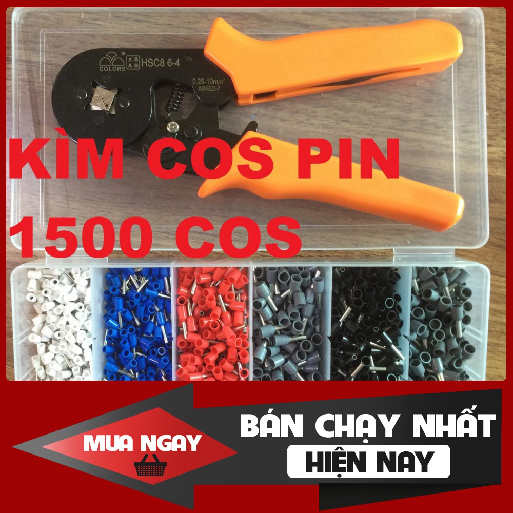 <SIÊUHOT> Kìm cos pin + 1500 đầu cos pin | BigBuy360 - bigbuy360.vn