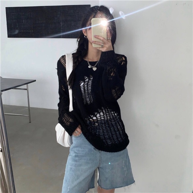 {TRẢ ORDER} Áo cardigan len & Váy trắng