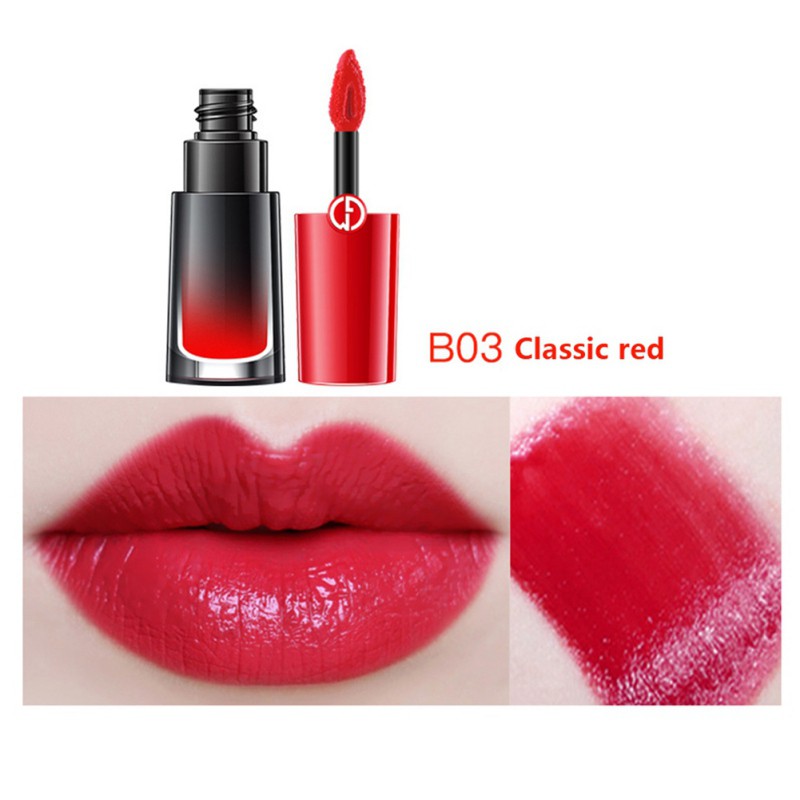 [Hàng mới về] Son kem màu lì không thấm nước lâu trôi không dính ly dưỡng ẩm lên màu nhanh