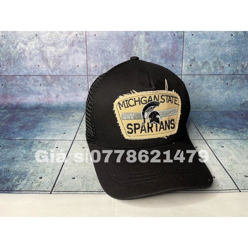 Nón kết lưỡi trai vá lưới tua cực chất thời trang