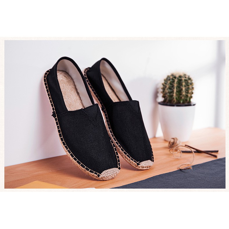 Giày Slipon viền cói