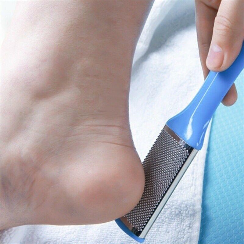 [Hàng mới về] Set 8 dụng cụ chà chân loại bỏ vết chai tẩy tế bào chết chăm sóc sức khỏe bằng thép không gỉ