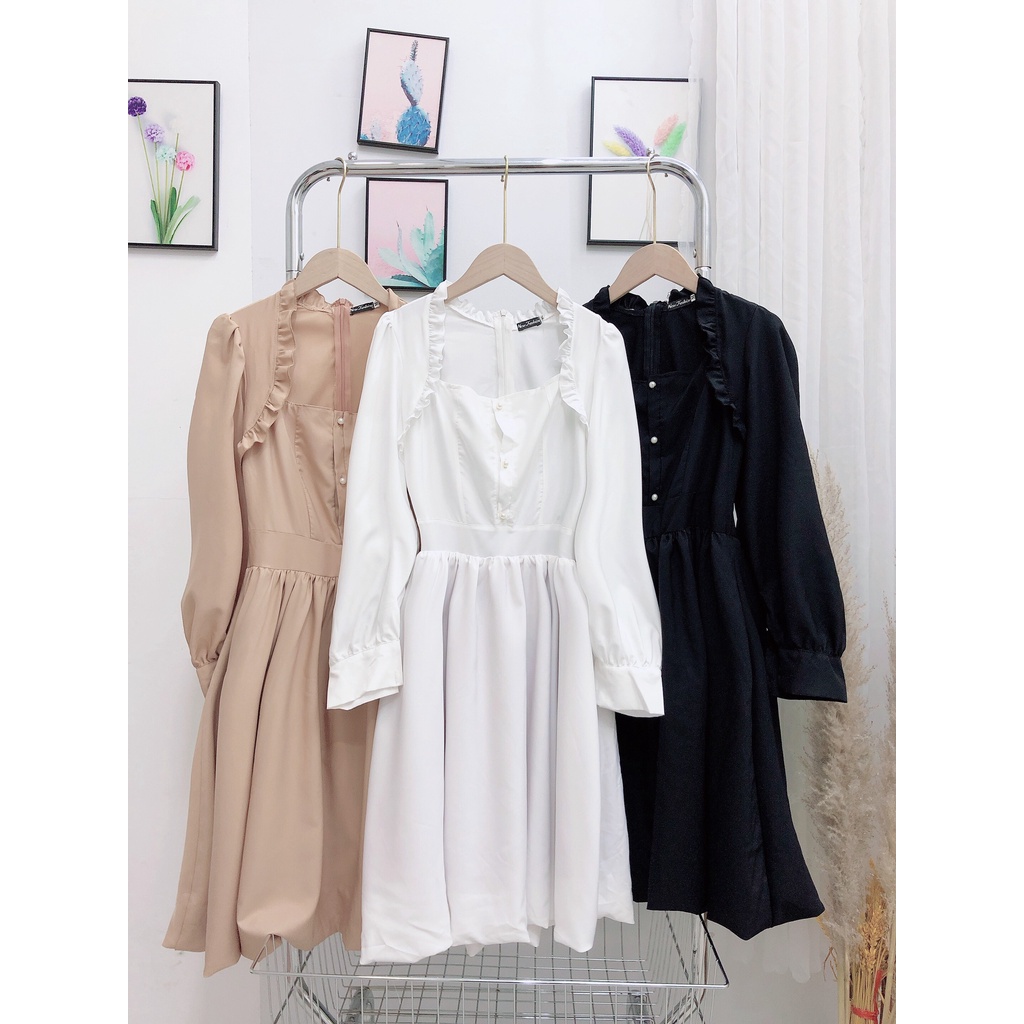 ĐẦM BÍ XOÈ CỔ BÈO BIGSIZE D772 ❤ FREESHIP ❤ HÌNH THẬT 100% SHOP TỰ CHỤP
