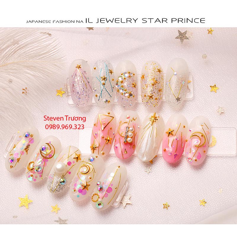 Trang sức Nail Star Moon phong cách Nhật Bản