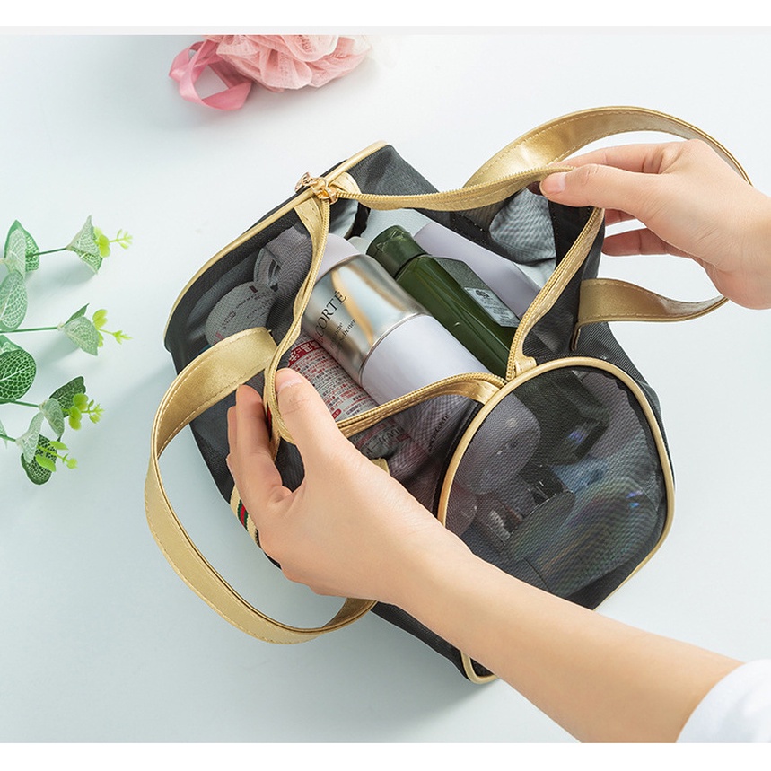 Túi Lưới Xách Tay Đựng Đồ Đi Biển Tiện Dụng