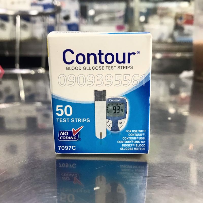 Que thử đường huyết Contour Hộp 50 que