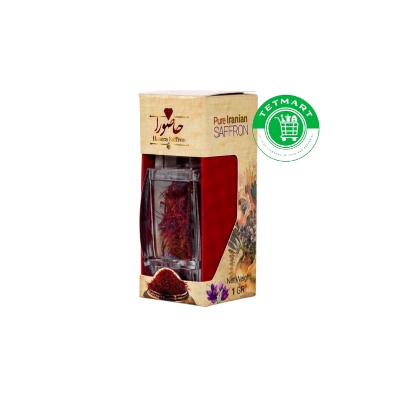 Nhuỵ hoa nghệ tây Hasora Saffron 1 gram (Filament G1) - Iran (Hàng thật, chính hãng 100%)