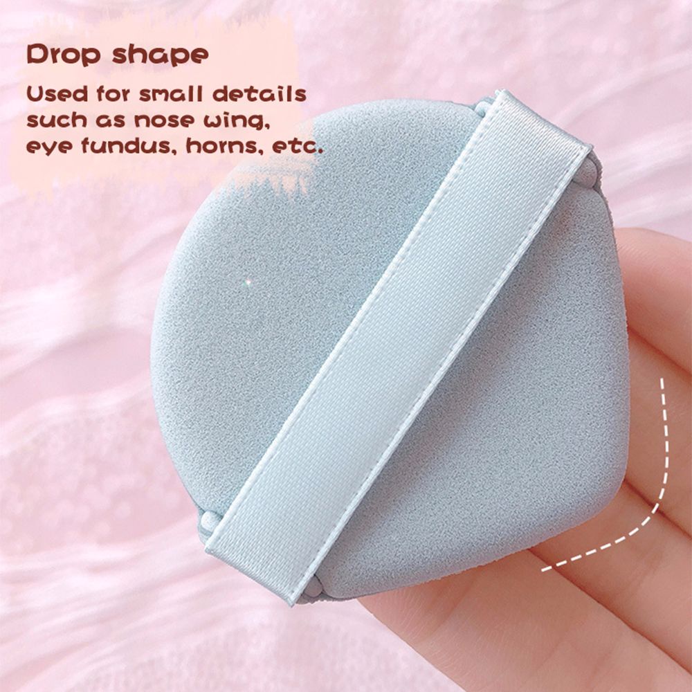 [Hàng mới về] Set 2 mút trang điểm mềm mịn hình tròn 2 mặt có thể mang theo tiện dụng