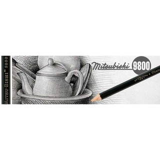 Bút chì Matured Mitsubishi 9800 Micro Graphite Lead Pencil