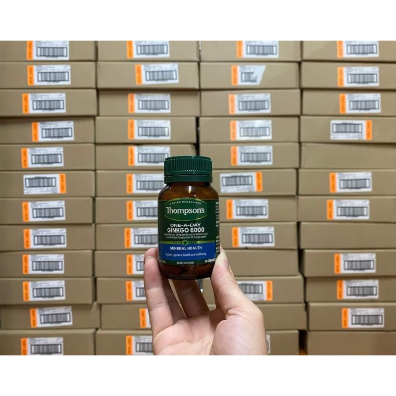 Tăng cường trí nhớ, bổ não, tuần hoàn não Thompson's 6000mg one-a-day