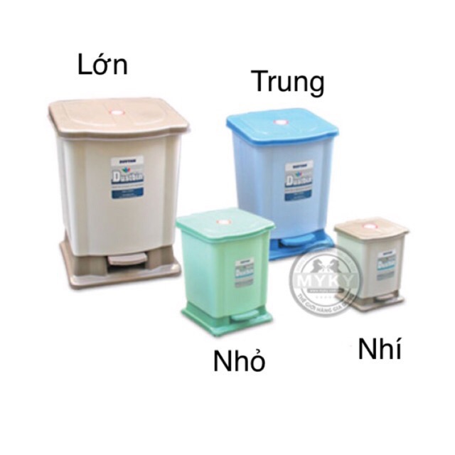 THÙNG RÁC ĐẠP NHỰA CAO CẤP ( DUY TÂN )  Trung , Đại