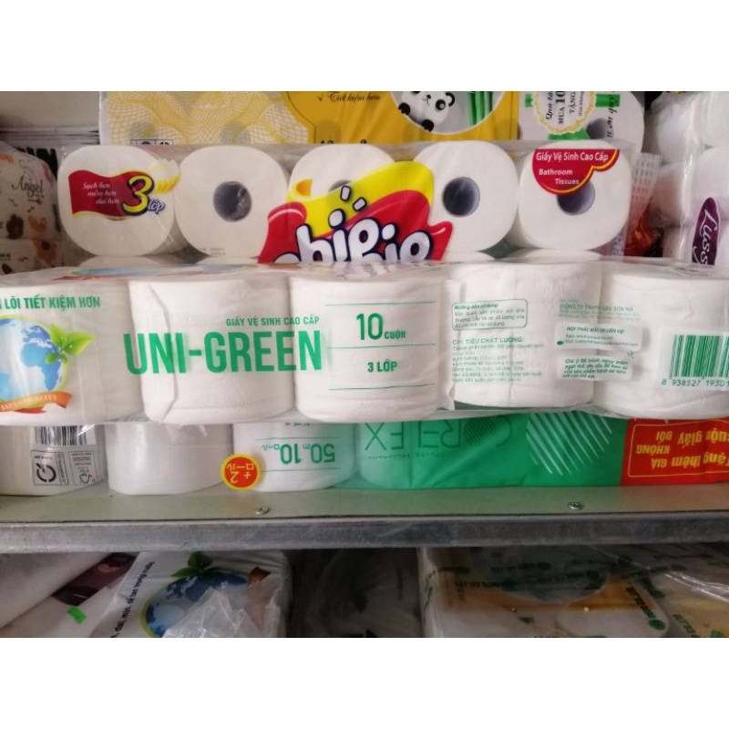 GVS Uni Green 10 cuộn 1.7kg không lõi