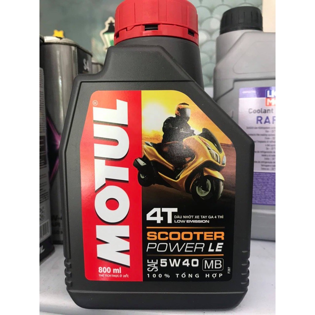 Nhớt Xe Tay Ga Motul 4T Scooter Power Le 5W40