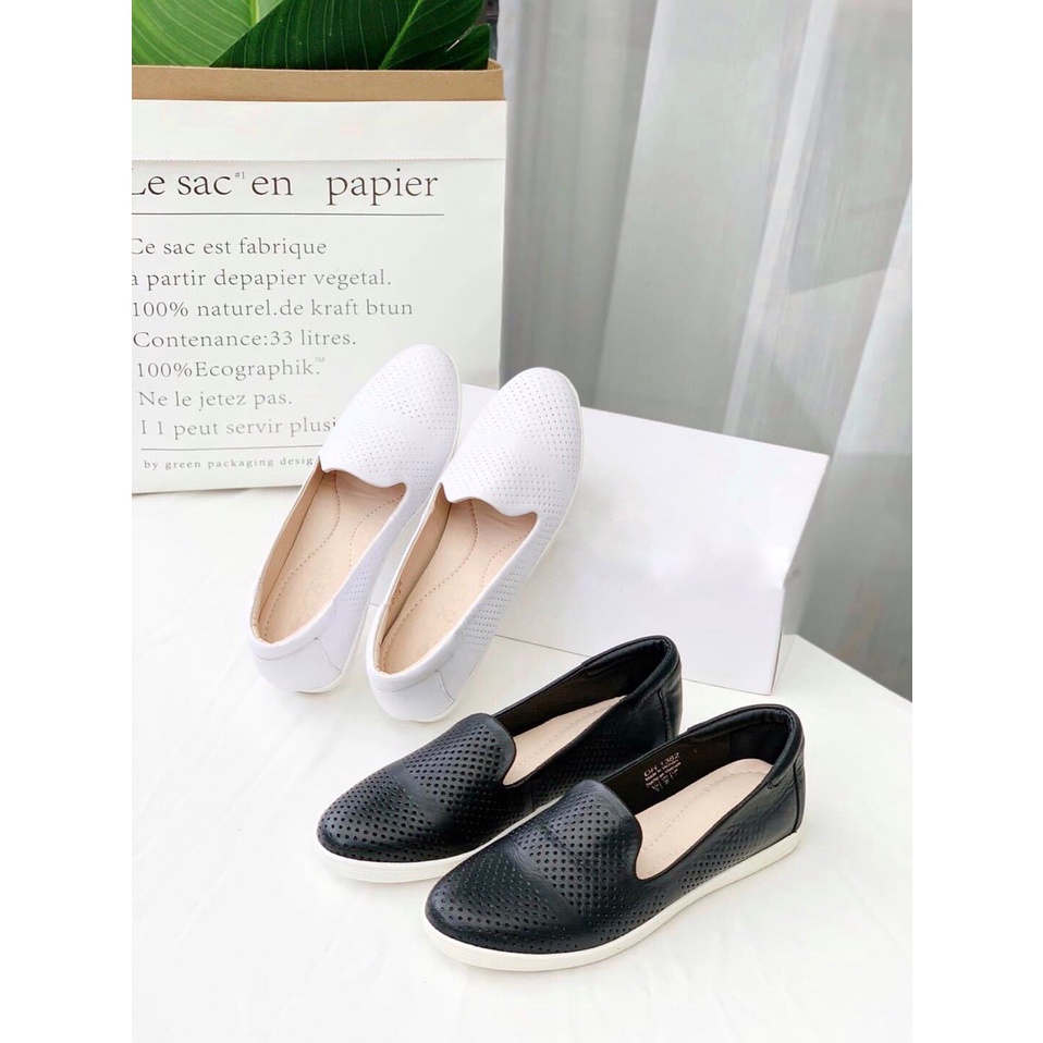 Giầy Bệt Slipon Nữ Da Thật Êm Và Mềm VNXK