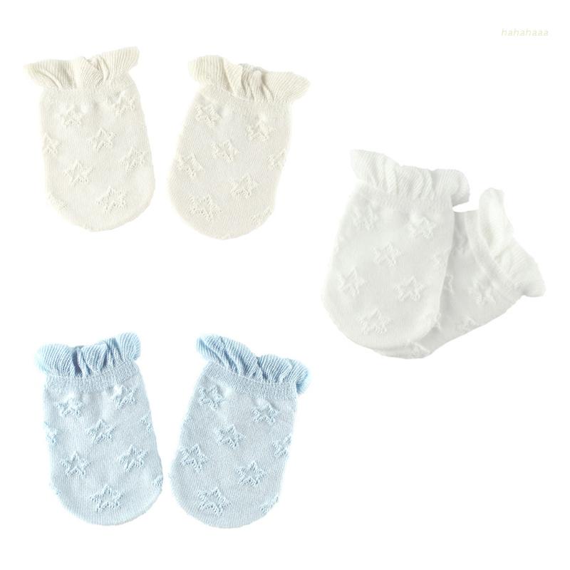 Đôi găng tay len cotton mềm mại giữ ấm dành cho bé sơ sinh