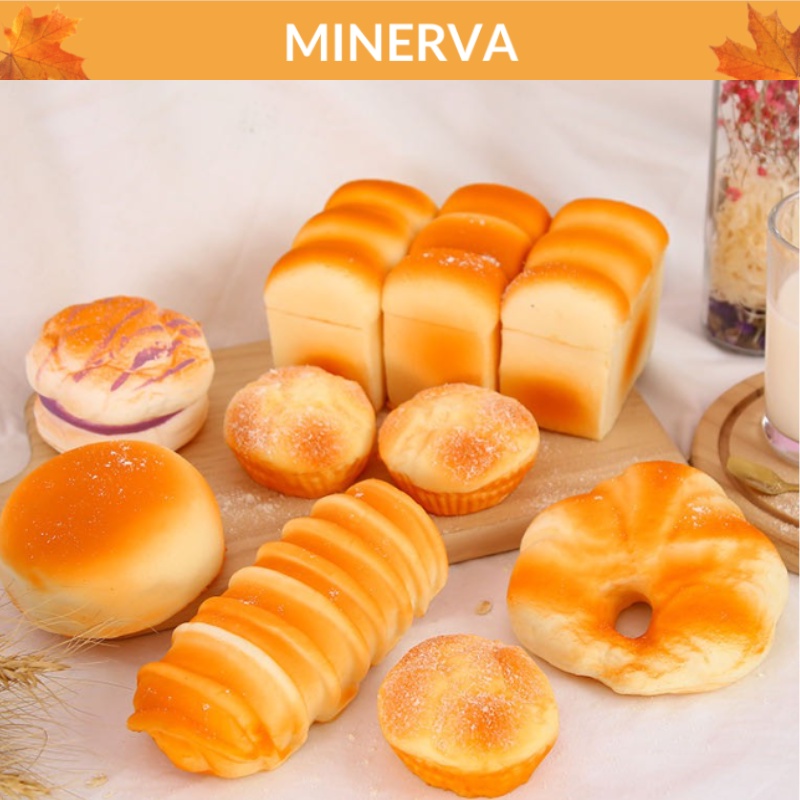 Bánh mì phong cách Âu các loại mô hình phụ kiện chụp ảnh decor sản phẩm , trang trí nhà cửa studio , làm phông nền