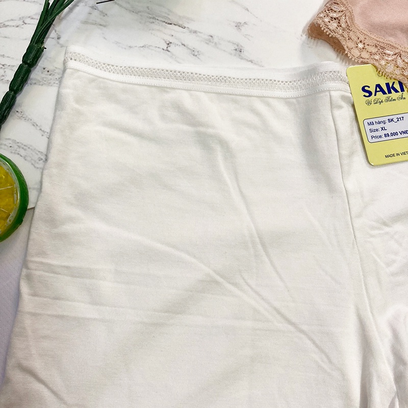 Quần lót đùi mặc váy viền ren saki QL217
