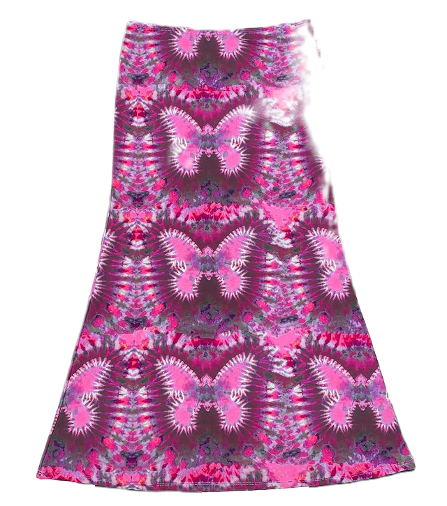 Chân Váy Chữ A Eo Cao In Họa Tiết Trái Tim Phong Cách Bohemian Dành Cho Nữ Y2K