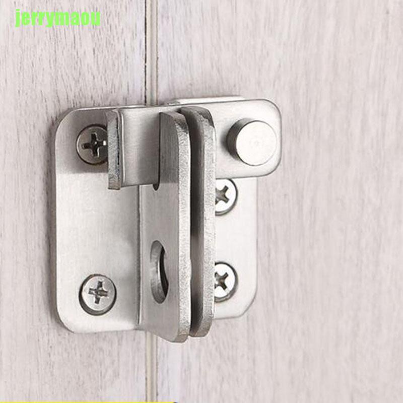 [JERU] Chốt Khóa Cửa An Toàn Dày Chống Trộm Trái / Phải Đơn Giản