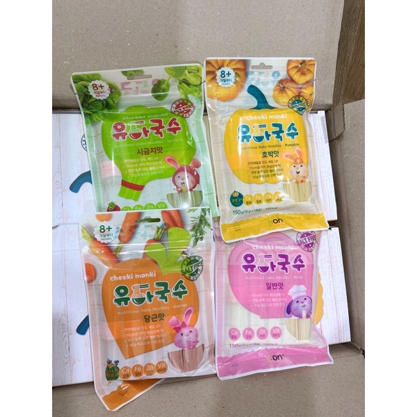 Mỳ trẻ em Jeion Hàn Quốc cho bé từ 8 tháng (gói 150g)