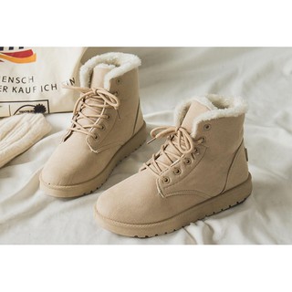 Boot Nữ Lót Bông Mùa Đông Siêu Âm-Boot Đi Du Lịch
