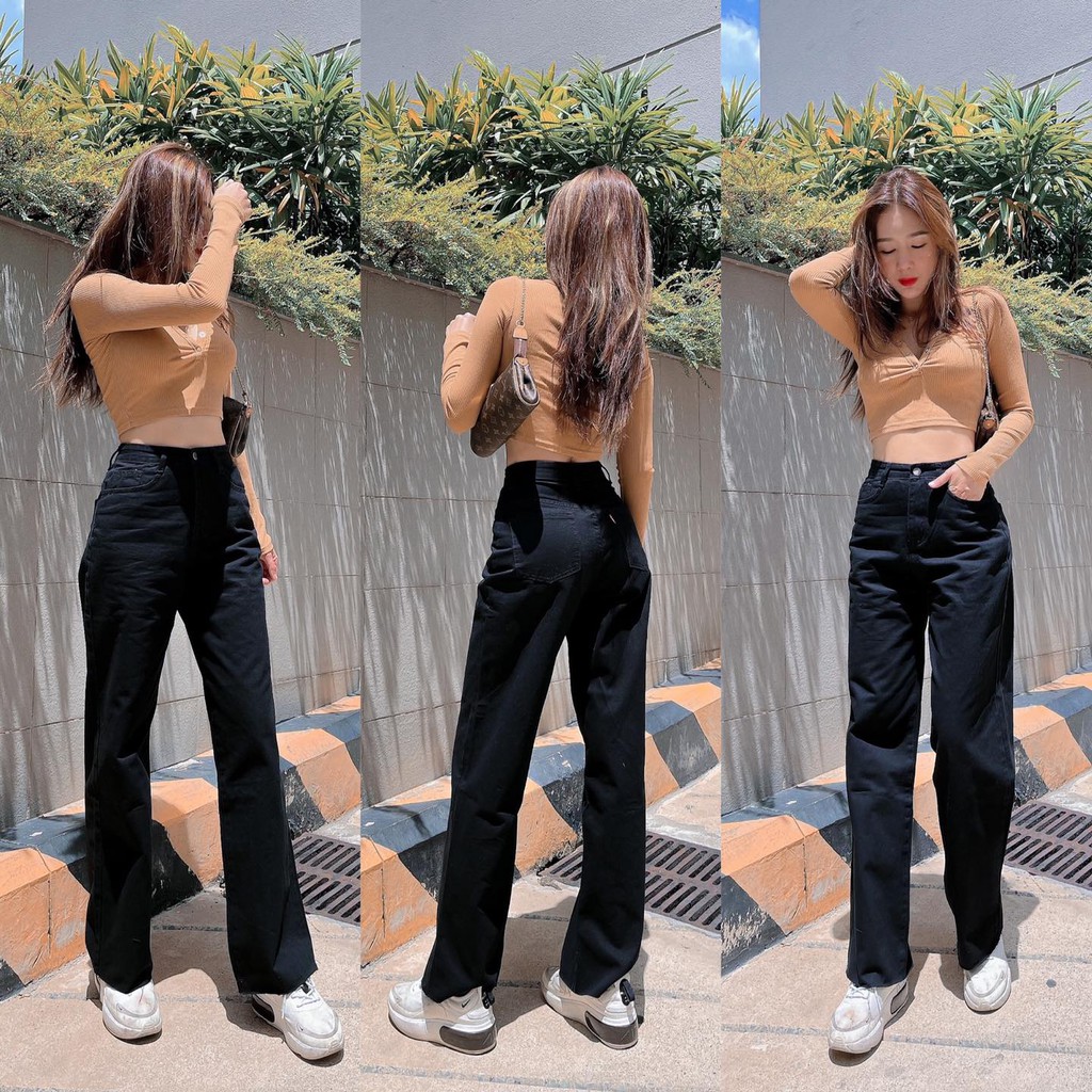 [Mã FAGREAT55 giảm tới 50K đơn 250K] Quần CLT Kaki Dài 2 Màu Be/ Đen Yoona 3098 | BigBuy360 - bigbuy360.vn