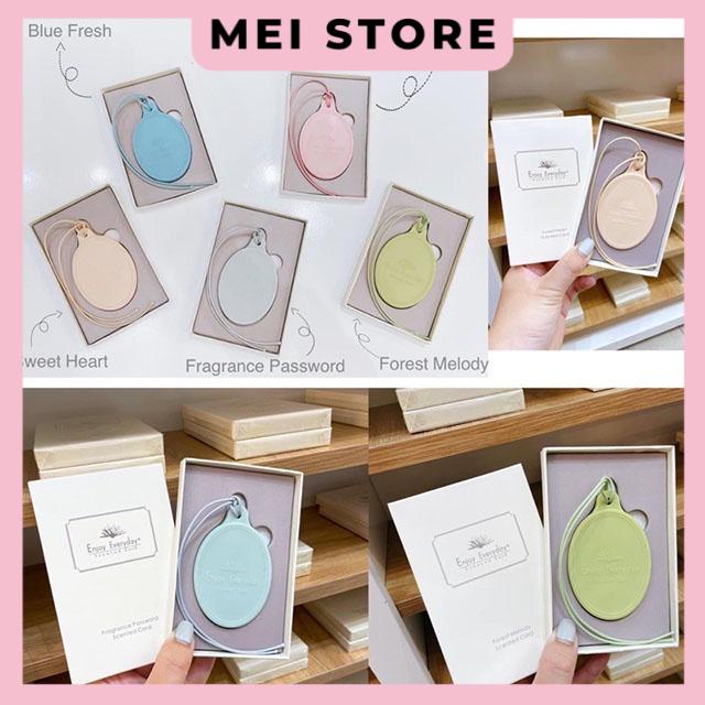 Sáp Thơm Treo Tủ Quân Áo , Ô Tô , Nhà V Sinh Khử Mùi Ẩm Mốc , Thẻ Thơm Enjoy Everyday Scented Card